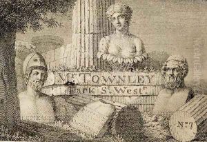 Charles Townleys 1737-1805 Visiting Card by William Skelton