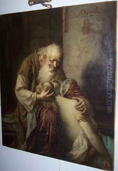 King Lear and Cordelia - view 1