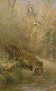 The Tiger Hunt by Cuthbert Edmund Swan