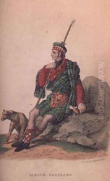 The Scotch Shepherd from Ackermanns World in Miniature - view 1