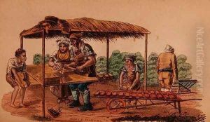 The Brick Maker from Ackermanns World in Miniature by Frederic Shoberl