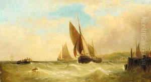 Shipping of Cowes, Isle of Wight by George Stainton