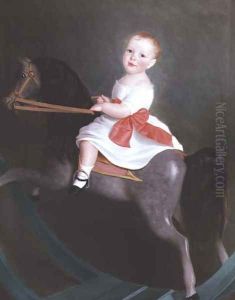 Master James Watts on a Rocking Horse by William Wallace Scott