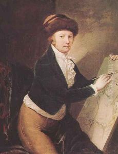 Self-portrait by Johann Jakob Stunder