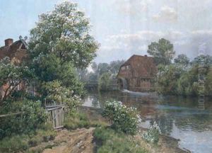 Autumn Landscape, c.1900 by Carl Christian Schirm