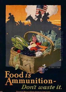American First World War Poster by J.F. Sheridan