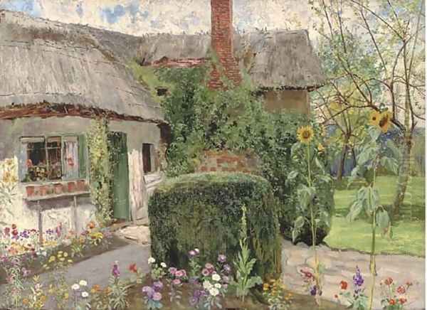 A cottage garden, Sutton Courtenay, Abingdon - view 1