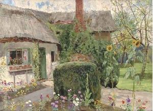 A cottage garden, Sutton Courtenay, Abingdon