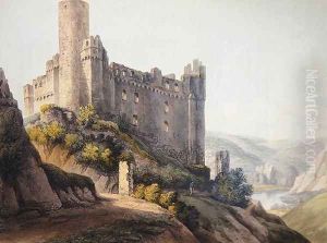 Thurnberg, engraved by T. Sutherland, from A Picturesque Tour along the Rhine, from Mentz to Cologne, published by R. Ackermann, London, 1820