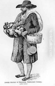 Jewish Hawker of Hamburg, Eighteenth Century Jewish Hawker of Hamburg, Eighteenth Century
