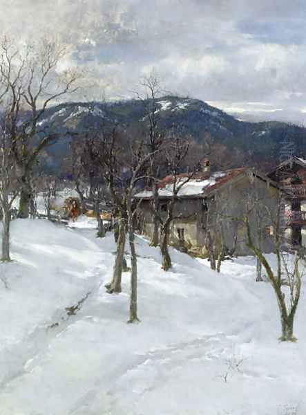 Winter landscape near Kutterling, 1899 - view 1