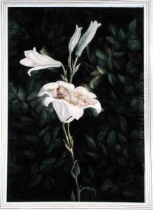 Cradling Lilies by Maria Spilsbury