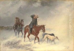 After the hunt by Nikolai Egorovich Sverchkov