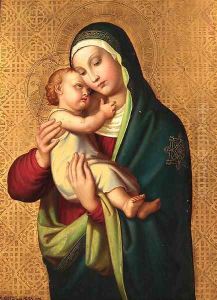 The Madonna and Child by Alexander Maximilian Seitz