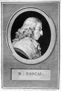Blaise Pascal 1623-62 by Augustin de Saint-Aubin