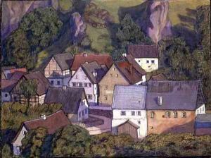 German Village by Gertrud Schafer