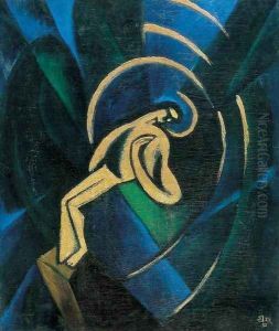 Christ 1921 by Janos Schadl