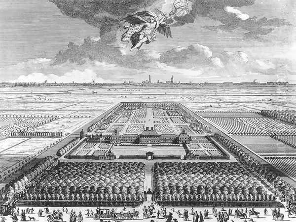 Birds-Eye View of the Huis ter Nieuburch at Rijswijck 1697 - view 1
