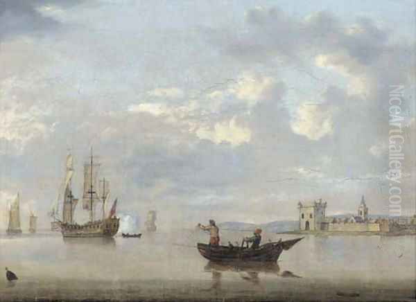 Announcing the arrival off a fortified town - view 1