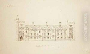New College Oxford Proposed New Buildings, 1870-79 2