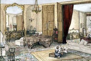 Drawing Room Interior, 1853 by Heloine Stromeyer