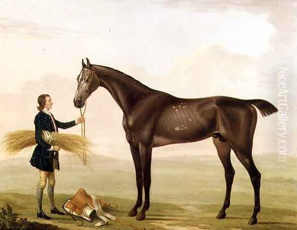 A Dapple Grey Stallion held by a Groom, 1763 - view 1