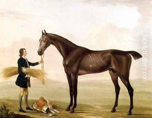 A Dapple Grey Stallion held by a Groom, 1763