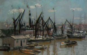 Harbour Scene by Bernard Sickert
