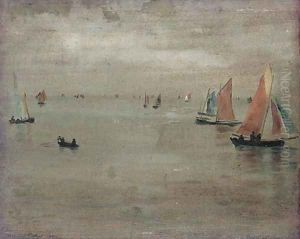 Boats coming home, Les Croisie by Bernard Sickert
