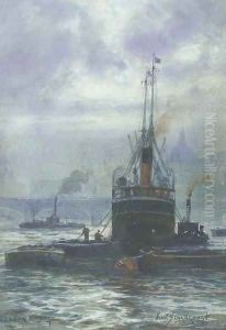 London Bridge by William Harrison Scarborough