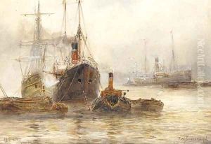 Off Tilbury, London by William Harrison Scarborough