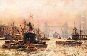 The Tower Bridge by William Harrison Scarborough