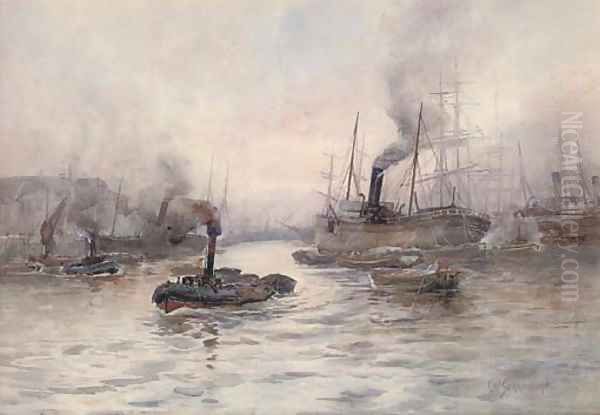 The crowded river - view 1