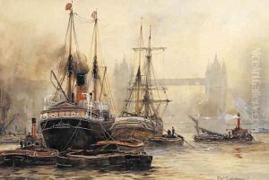 Tower Bridge, London by William Harrison Scarborough