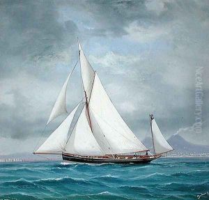 The Yawl ONYX, 52 tons, 1889 by Antonio de Simone