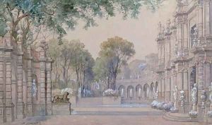 Sketch for Tchaikovskys Ballet, Sleeping Beauty, 1889