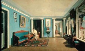 Drawing room with columns by Kapiton Selentsov