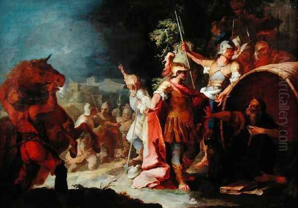 Alexander the Great 356-323 BC and Diogenes c.400-325 BC - view 1