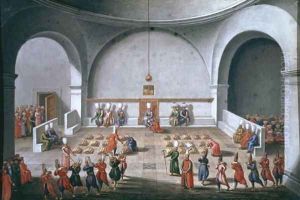 Jan Gninskis Mission to Istanbul, Ceremony of Payment to the Soldiers, 1679