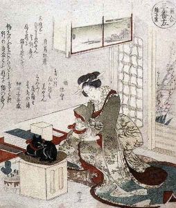 Black Pheasant from the series A Contest of Fowls Three Designs, 1825 by Ryuryukyo Shinsai