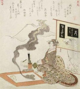 Dragon Emerging from the First painting of the New Year, 1820