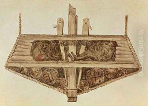 Cross-section of a slave ship, from a manuscript on slavery by the artist, late 18th century by Jacques-Henri Bernardin de Saint-Pierre