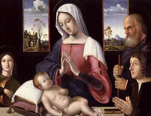 Virgin and Child with St. Joseph and Donor, 1514 - view 1
