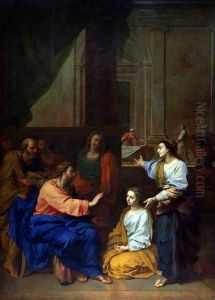 Christ with Martha and Mary