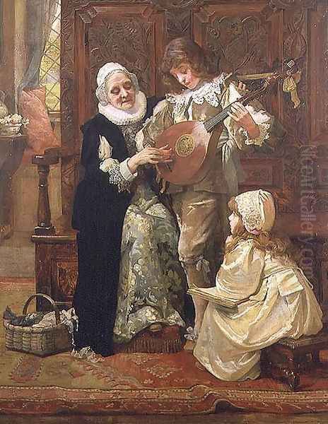 His First Music Lesson - view 1