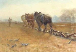 The plough team by Henry H. Sands