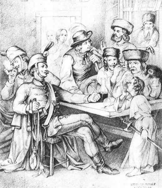 Hussar in the Tavern 1853 - view 1