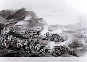 A View of the Serra de Busacco at San Antonio de Cantara showing the attack by Marshal Reigniers upon the British and Portuguese forces under Lt. General Sir Thomas Picton, 27th September 1810, engraved by Charles Turner, 1815