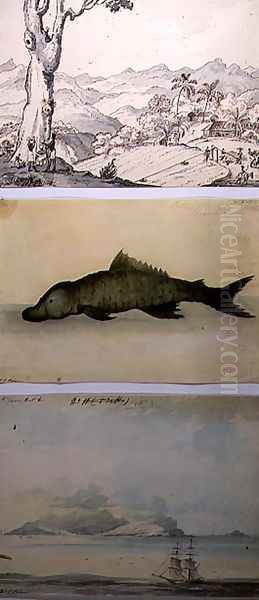 Three illustrations from A Soldiers Recollections of the West Indies and America, pub. by Richard Bentley, 1834 - view 1
