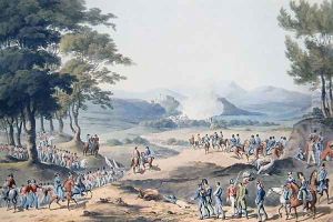 The Village of Pombal, engraved by C. Turner, 11th March 1811 by Thomas Staunton St. Clair